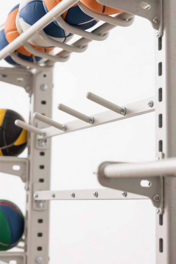 ball storage rack considerations