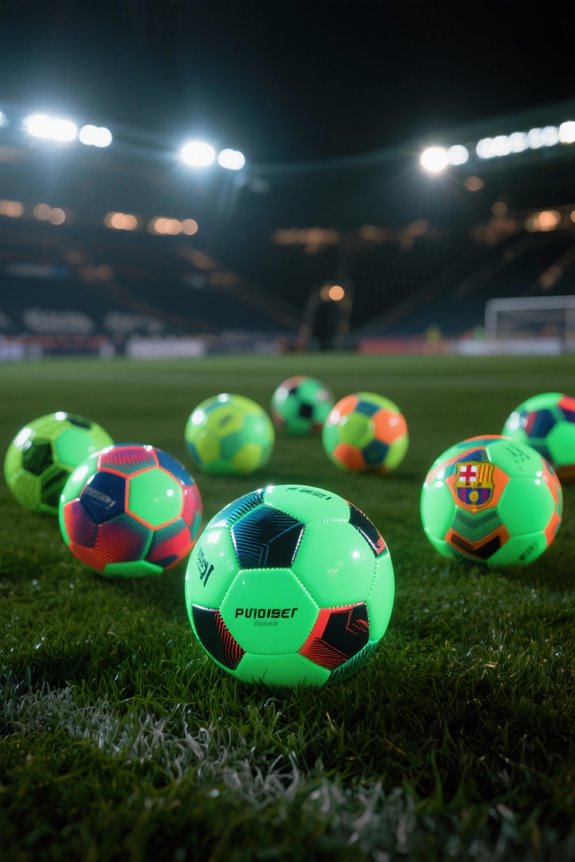glow in the dark soccer balls