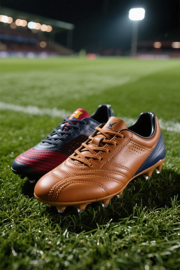 kangaroo leather cleats advantages