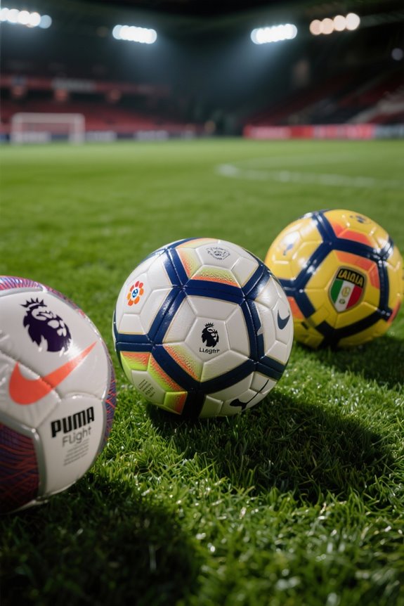 league specific soccer ball designs