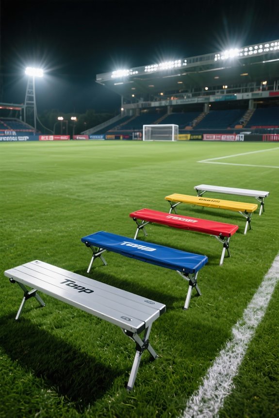 portable soccer benches review