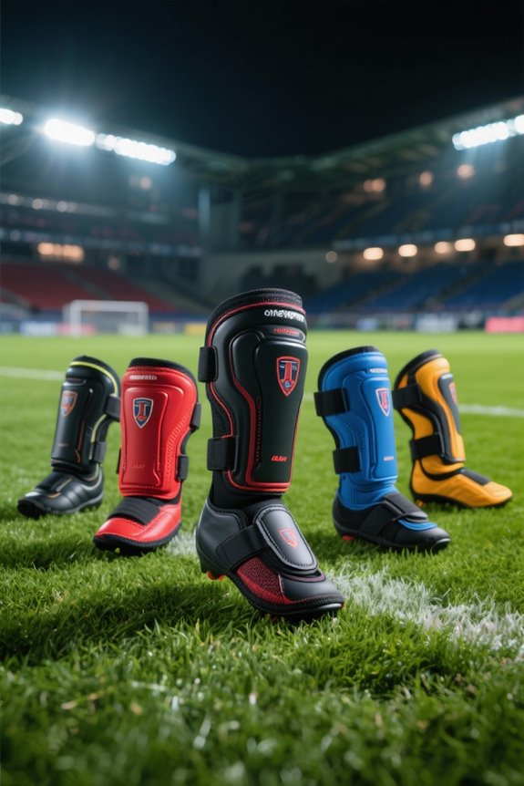 shin guards with ankle protection