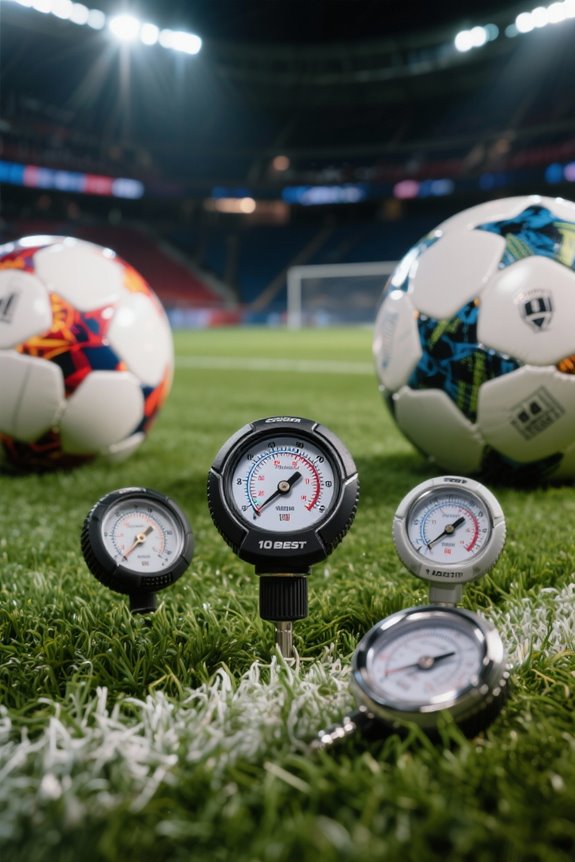 soccer ball pressure measurement tools