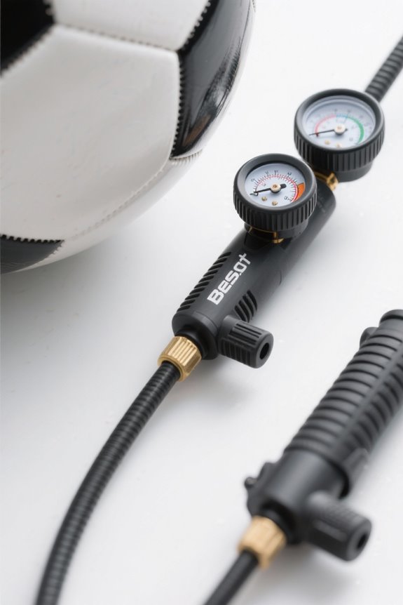 soccer ball pump selection factors