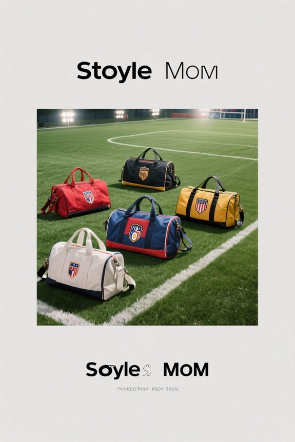 stylish functional soccer bags