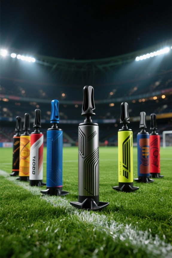 top soccer ball pumps