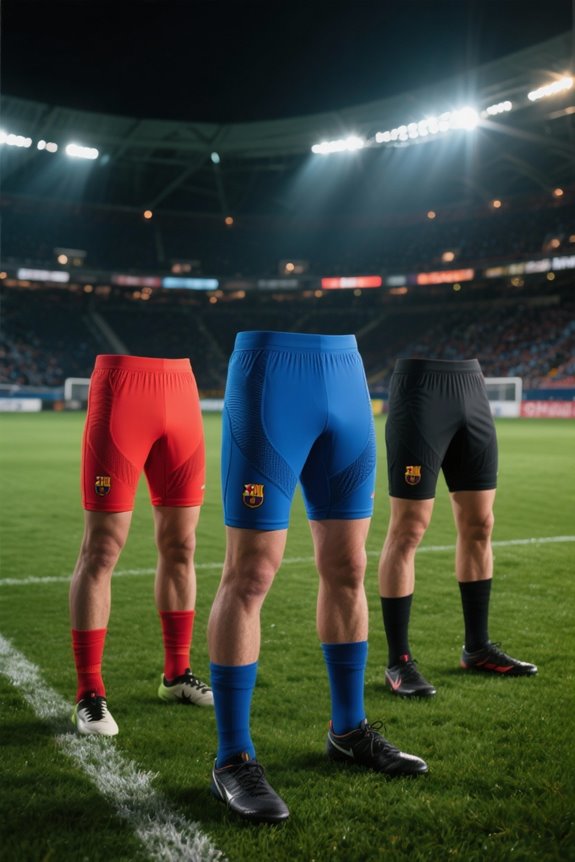top soccer compression shorts