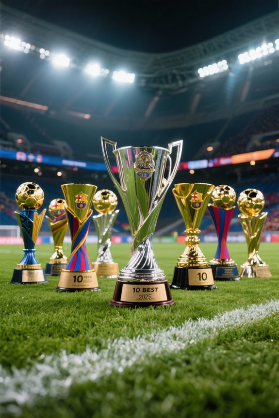 top soccer trophies 2025