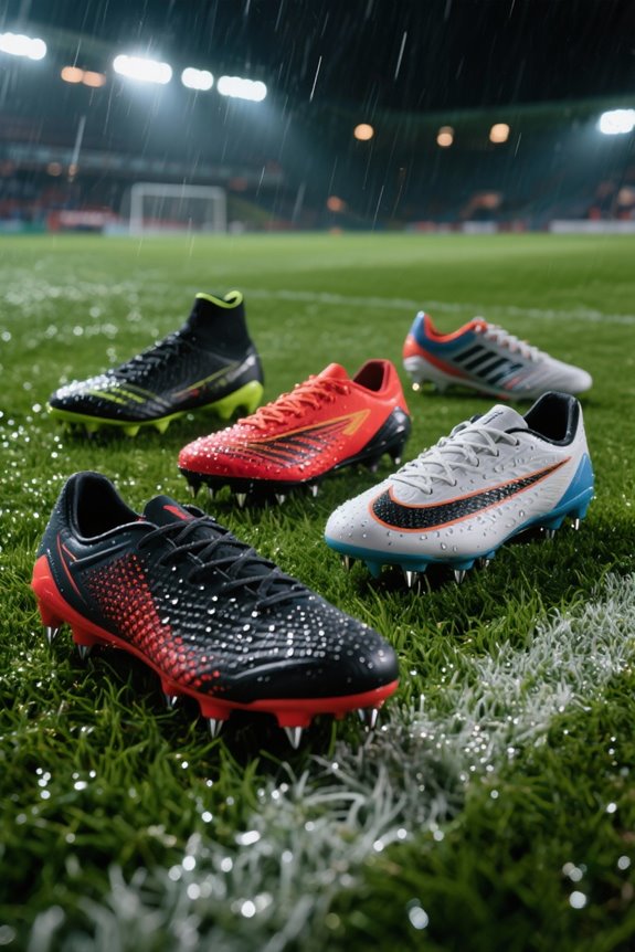 weather influences cleat choice