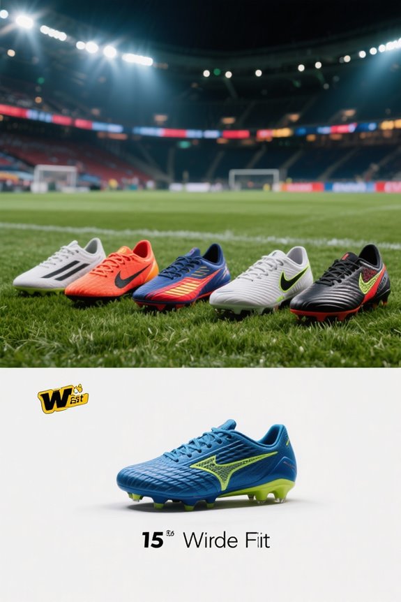wide fit soccer cleats